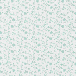 Algodón estampado MARGNEG Blanco / Menta